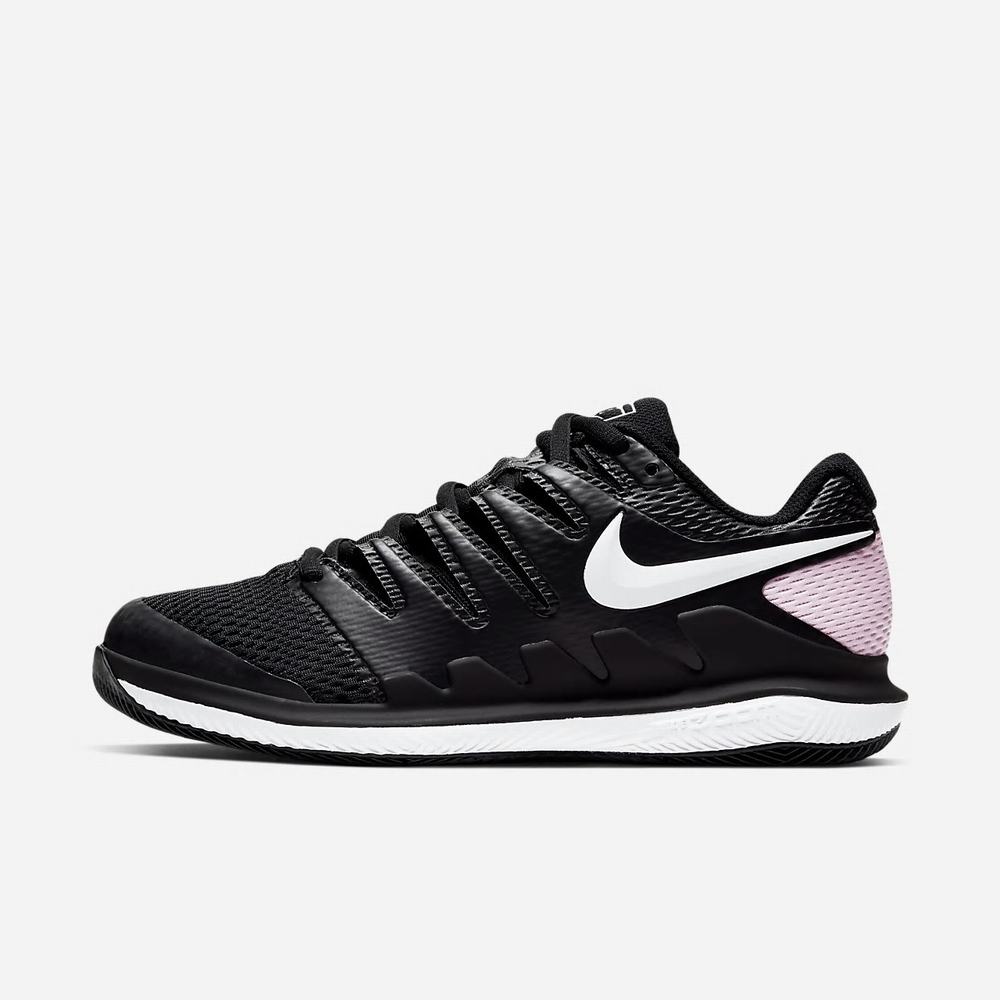 Chaussure De Tennis Nike NikeCourt Air Zoom Vapor X Noir 7621-098 Black/Pink Foam/White Femme | NQL-90497833